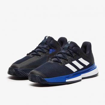 Giầy Tennis Adidas SoleMatch Bounce Xanh