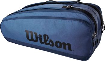 Bao Vợt Wilson Tour Ultra Racket Bag 6 Pack - Blue 