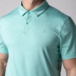 Áo Pickleball - Tennis Joola Men's Club Polo Tropic Tide Heather