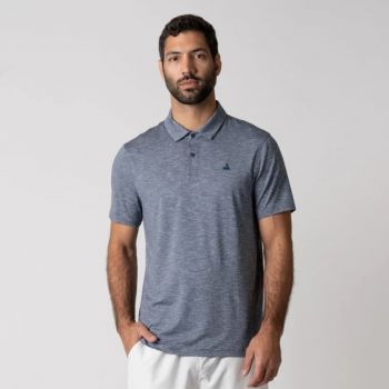 Áo Pickleball - Tennis Joola Men's Club Polo Navy Heather