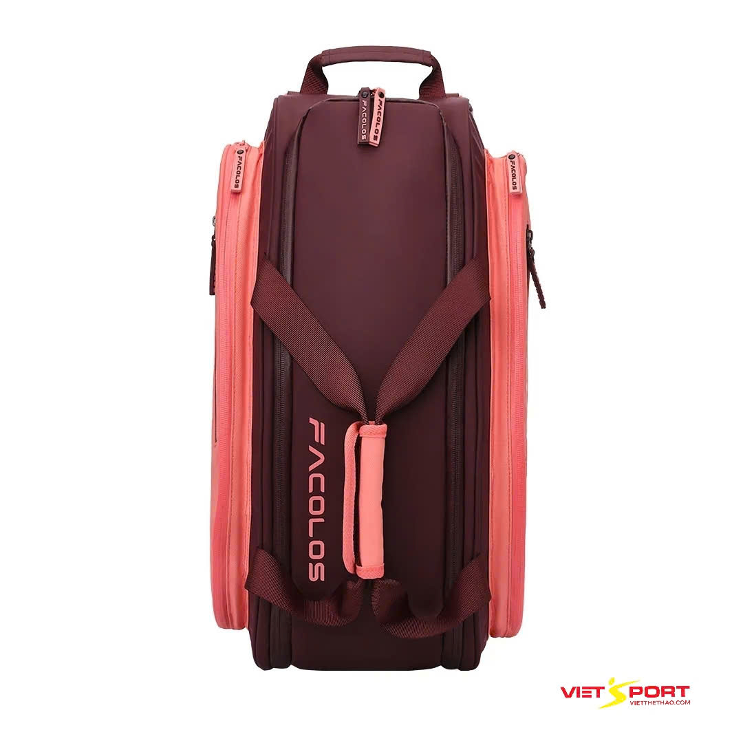 Balo Pickleball Facolos Apex Cam Hồng
