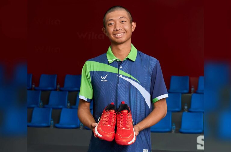 Giày Pickleball Wika Ruta Quang Dương Đỏ