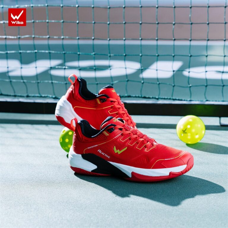 Giày Pickleball Wika Ruta Quang Dương Đỏ